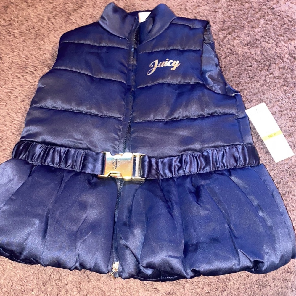 Juicy couture Vest toddler SZ 3T